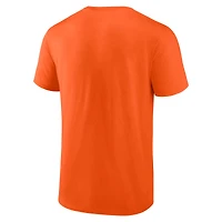 Men's Fanatics Orange Oregon State Beavers Fundamentals Stripe and Block T-Shirt