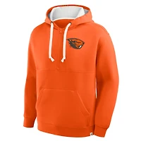 Men's Fanatics Orange Oregon State Beavers Hometown Premium Rise And Conquer Half-Zip Hoodie