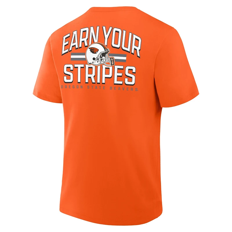 Men's Fanatics Orange Oregon State Beavers Quad Legacy T-Shirt