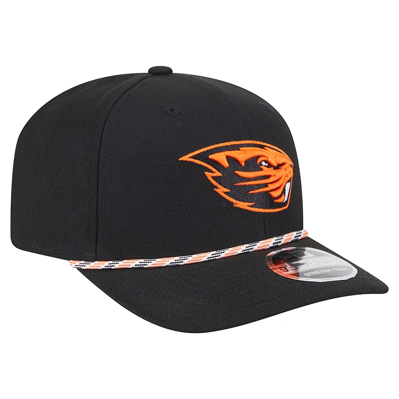 Casquette extensible 9SEVENTY Game Day des Oregon State Beavers de New Era pour homme, noire