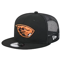 Casquette Snapback Trucker 9FIFTY Oregon State Beavers de New Era pour homme noire