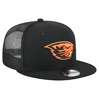 Casquette Snapback Trucker 9FIFTY Oregon State Beavers de New Era pour homme noire