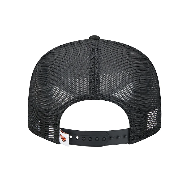 Casquette Snapback Trucker 9FIFTY Oregon State Beavers de New Era pour homme noire