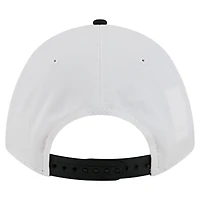 Men's New Era White/Black Oregon State Beavers Arch Two-Tone Rope 9FORTY A-Frame M-Crown Adjustable Hat