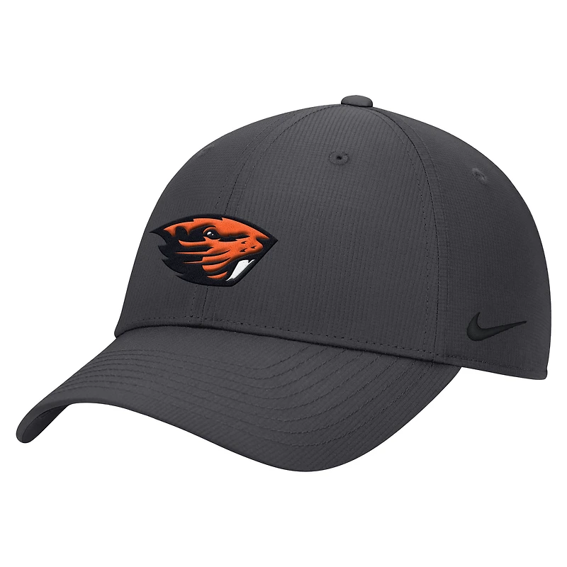 Men's Nike Anthracite Oregon State Beavers 2025 On-Field Club Performance Adjustable Hat