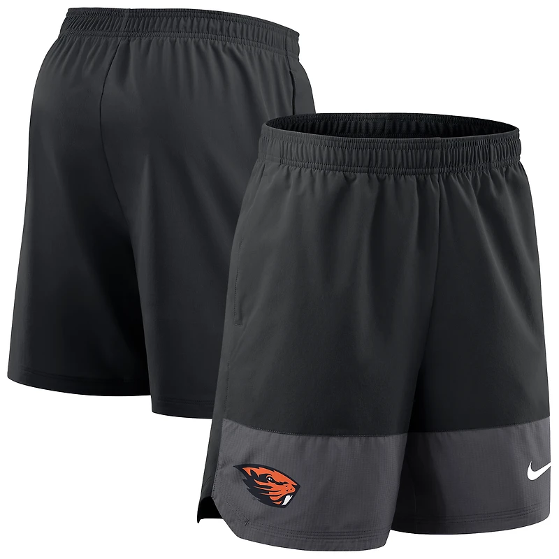 Men's Nike Black Oregon State Beavers 2025 Sideline Dri-FIT Shorts