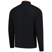 Haut Nike noir à fermeture éclair quart de tour pour homme Oregon State Beavers Coaches Courtside Basketball Victory Performance
