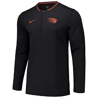 Veste à quart de zip Nike pour homme, noire, Oregon State Beavers Coaches