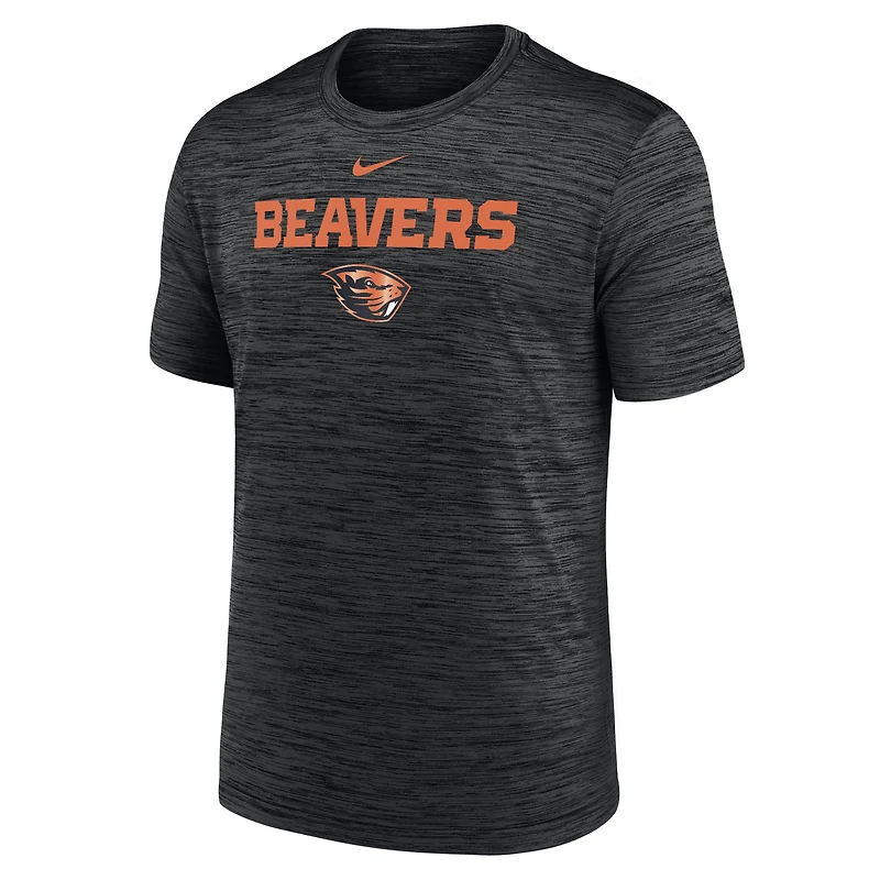 T-shirt Nike Velocity Dri-FIT noir pour homme, Oregon State Beavers
