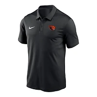 Men's Nike Black Oregon State Beavers Victory Solid Performance Polo