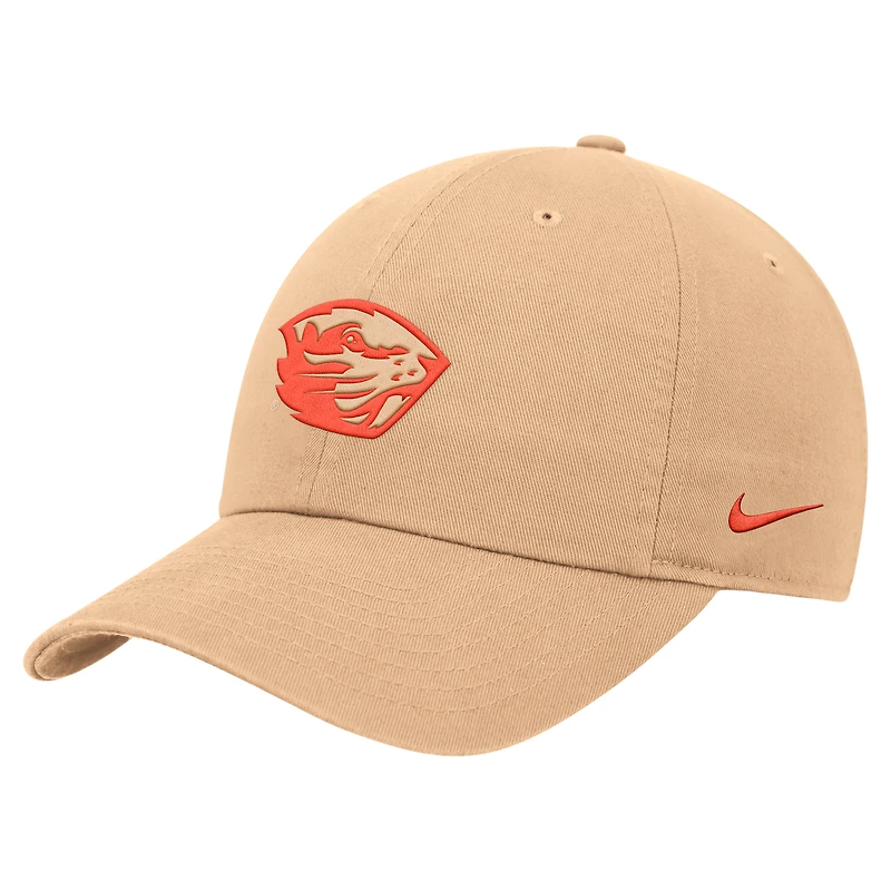 Men's Nike Light Orange Oregon State Beavers Club Adjustable Hat