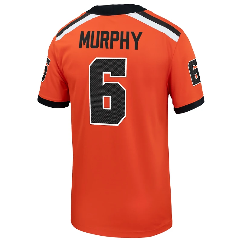 Maillot de football américain Nike Maalik Murphy orange domicile des Beavers l'Oregon pour homme