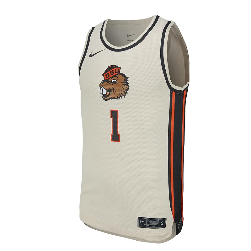 Maillot de basket-ball réplique Nike Natural Oregon State Beavers pour homme
