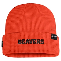Bonnet tricoté à revers Nike Orange Oregon State Beavers 2024 Sideline Terra pour homme