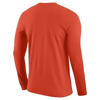 Men's Nike  Orange Oregon State Beavers Basketball Shootaround Long Sleeve T-Shirt