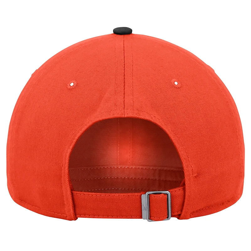 Men's Nike Orange Oregon State Beavers Colorblock Club Adjustable Hat