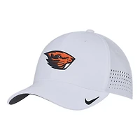 Casquette Nike blanche Oregon State Beavers 2025 Performance Flex pour homme
