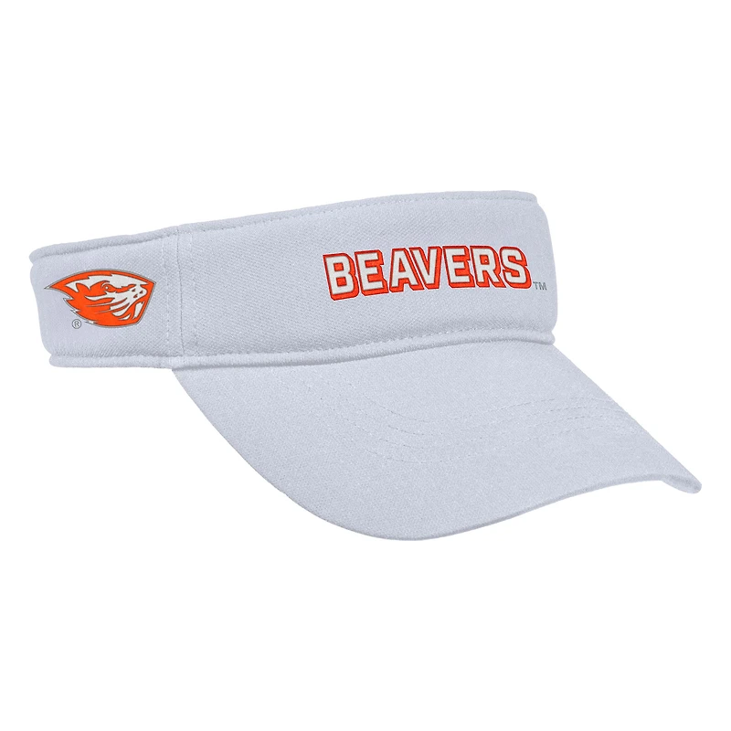 Visière ajustable Nike blanche Oregon State Beavers 2025 On-Field Ace Performance pour homme