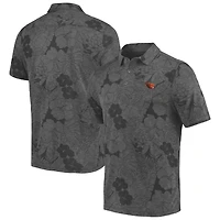 Men's Tommy Bahama  Charcoal Oregon State Beavers Miramar Blooms Polo