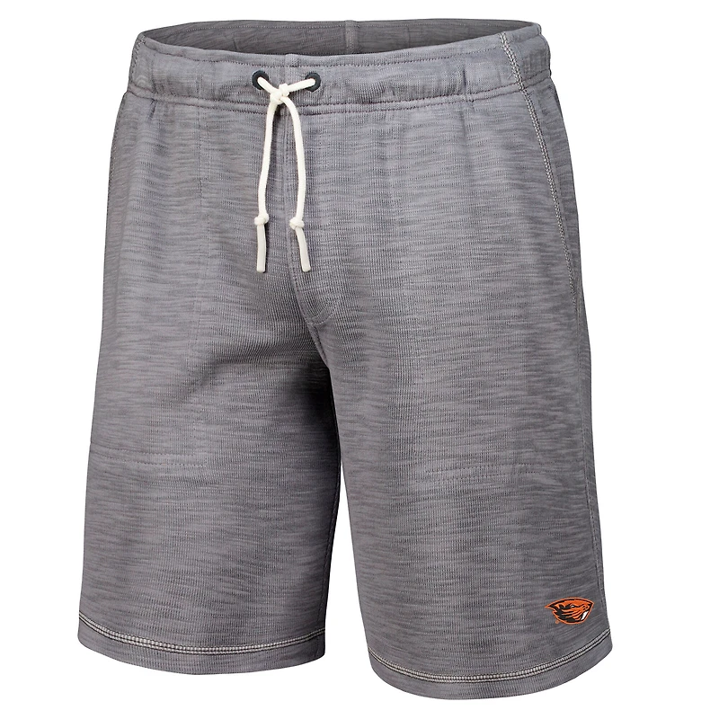 Men's Tommy Bahama Gray Oregon State Beavers Tobago Bay Tri-Blend Shorts