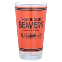 Castors de l’État de l’Oregon 16oz. Verre à pinte d’appréciation militaire OHT