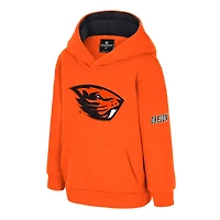 Sweat à capuche en polaire gros logo orange Colosseum pour tout-petits des Oregon State Beavers