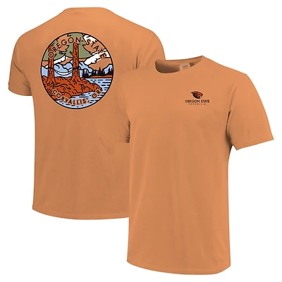 T-shirt unisexe orange Oregon State Beavers Scenic Comfort Colors