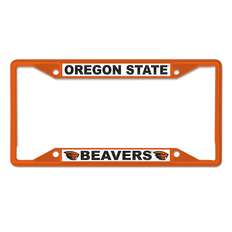 Cadre de plaque d'immatriculation WinCraft Oregon State Beavers