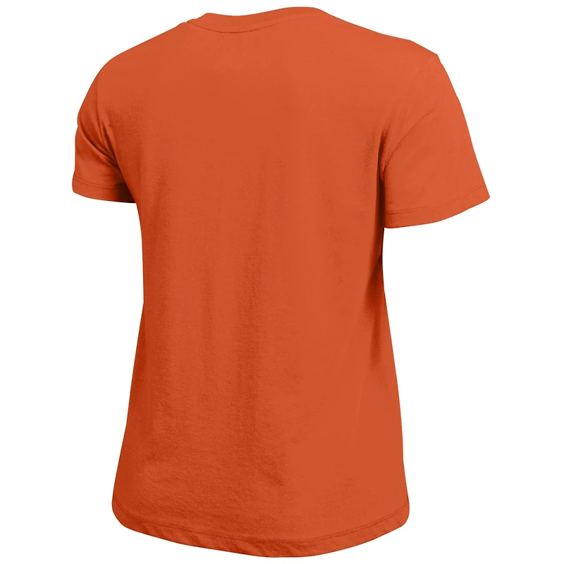 Women's Champion Orange Oregon State Beavers Arched Over Logo T-Shirt