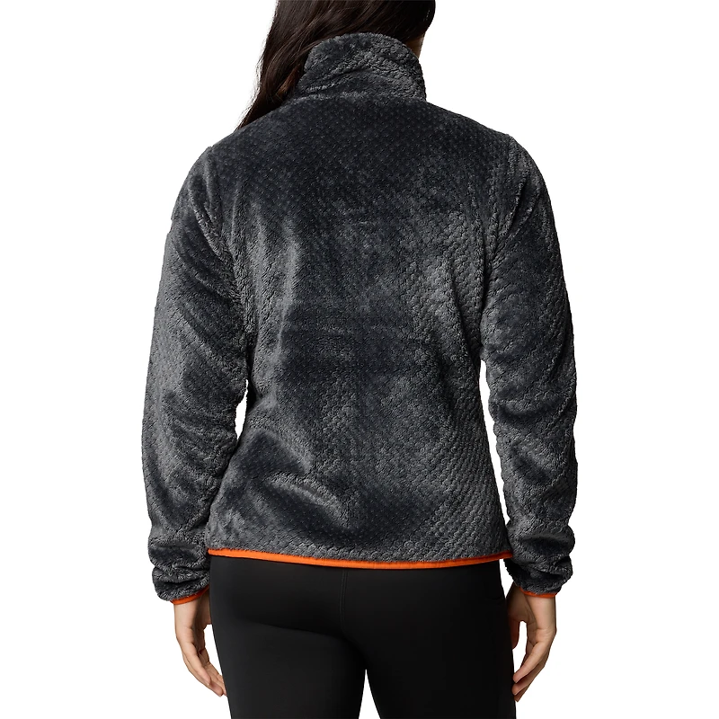 Women's Columbia  Black Oregon State Beavers Fireside II Sherpa Full-Zip Jacket