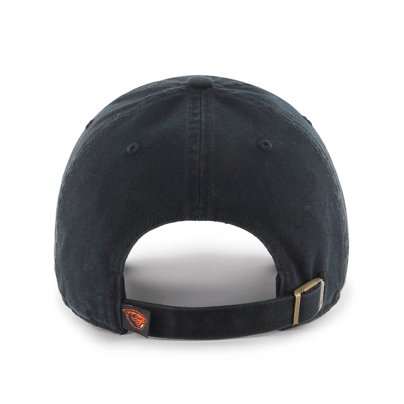Youth '47 Black Oregon State Beavers Clean Up Adjustable Hat