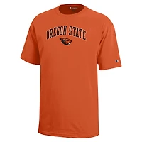 Youth Champion Orange Oregon State Beavers Arch Over Logo T-Shirt