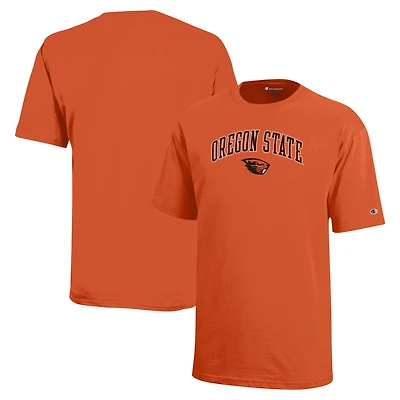 T-shirt orange avec logo en forme d'arche des castors de l'État l'Oregon pour jeunes champions