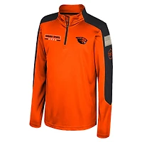 Youth Colosseum  Orange Oregon State Beavers OHT Military Appreciation Cyclone Quarter-Zip Windshirt