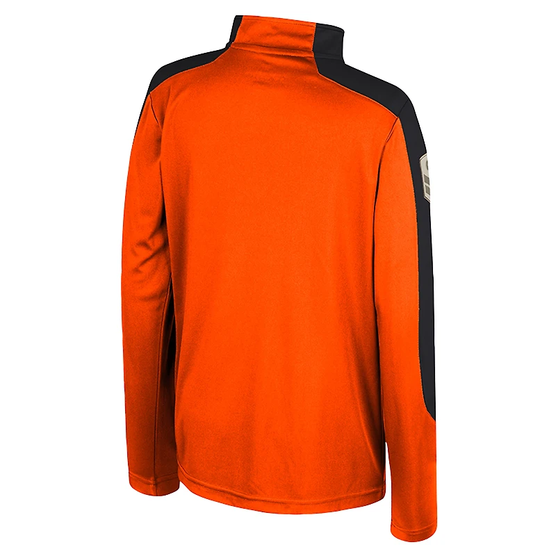 Youth Colosseum  Orange Oregon State Beavers OHT Military Appreciation Cyclone Quarter-Zip Windshirt