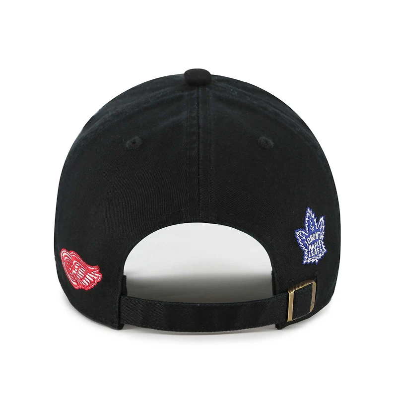 Casquette ajustable noire pour homme '47 Original 6 Cross Sticks Clean Up