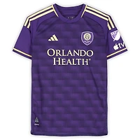 Maillot adidas violet dédicacé par Dagur Dan Þórhallsson Orlando City SC n° 17, utilisé lors du match de la saison 2024 de la MLS - Taille M