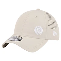 Casquette ajustable Orlando City SC Active 9TWENTY pour homme de New Era, couleur tan