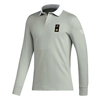 Men's adidas 2023 Player Gray Orlando City SC Travel Long Sleeve Polo
