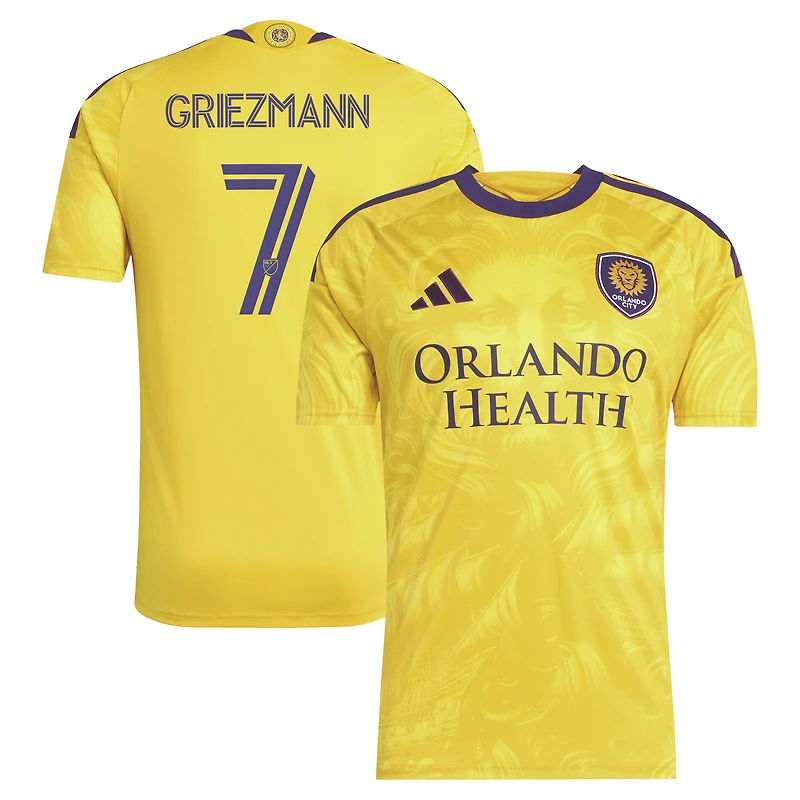 Maillot réplique adidas Antoine Griezmann jaune Orlando City SC 2026 Sunken Treasure pour homme