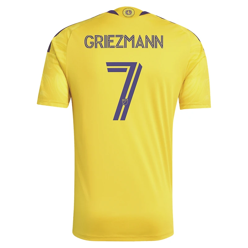 Men's adidas Antoine Griezmann Yellow Orlando City SC 2026 Sunken Treasure Kit Replica Jersey