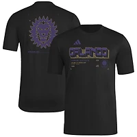 T-shirt d'avant-match adidas noir Orlando City SC 2026 Anthem AEROREADY pour homme