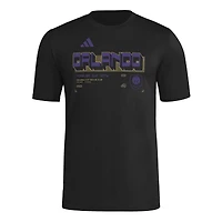 T-shirt d'avant-match adidas noir Orlando City SC 2026 Anthem AEROREADY pour homme