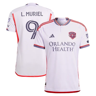 Maillot de joueur authentique adidas Luis Muriel Purple Orlando City SC 2024 Legacy Kit pour homme