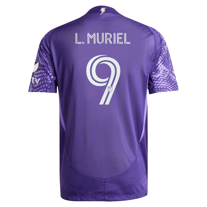 Men's adidas Luis Muriel Purple Orlando City SC 2025 Perfect Storm Authentic Player Jersey