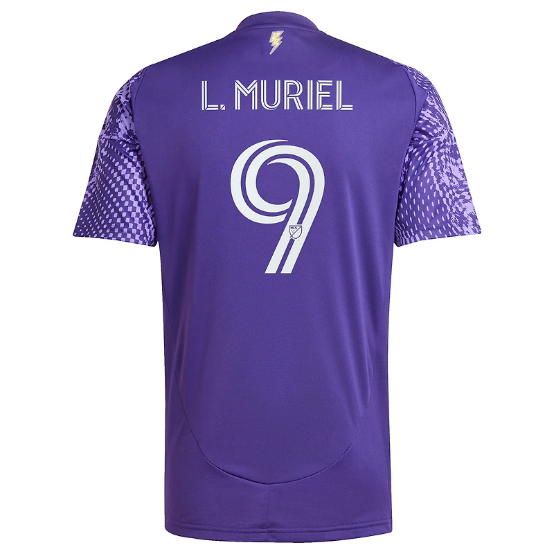 Men's adidas Luis Muriel Purple Orlando City SC 2025 Perfect Storm Replica Player Jersey