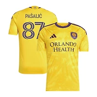 Men's adidas Marco Pašalić Gold Orlando City SC 2026 Sunken Treasure Kit Replica Jersey