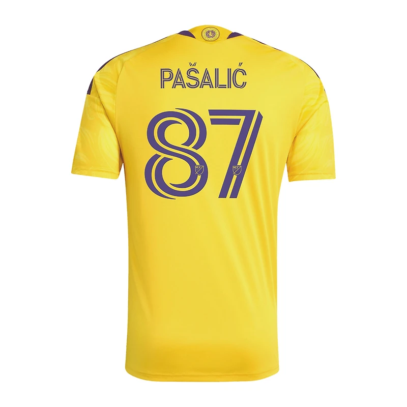 Men's adidas Marco Pašalić Gold Orlando City SC 2026 Sunken Treasure Kit Replica Jersey