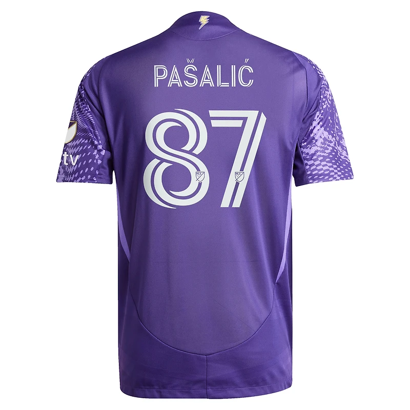 Men's adidas Marco Pašalić Purple Orlando City SC 2025 Perfect Storm Authentic Player Jersey