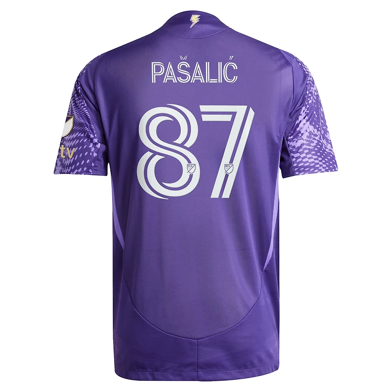 Maillot authentique adidas Marco Pašalić violet Orlando City SC 2025 Perfect Storm pour homme